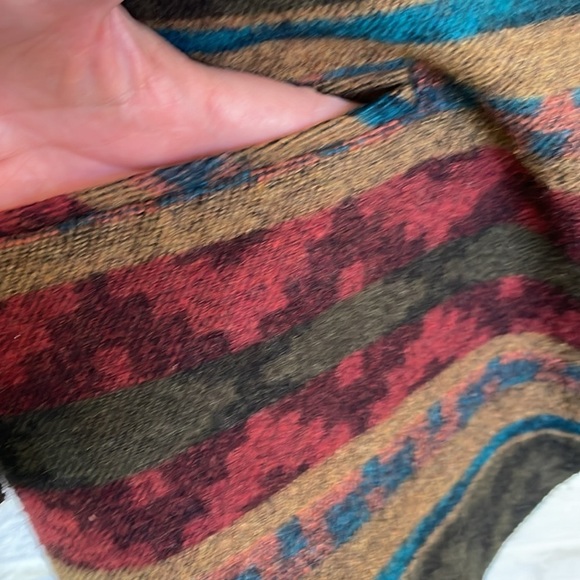 Vintage Casablanca Wool Blend Aztec Print Blazer - Picture 6 of 10